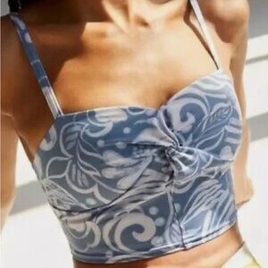 FP Movement by Free People Double Take Printed Top Floral Combo. NWT